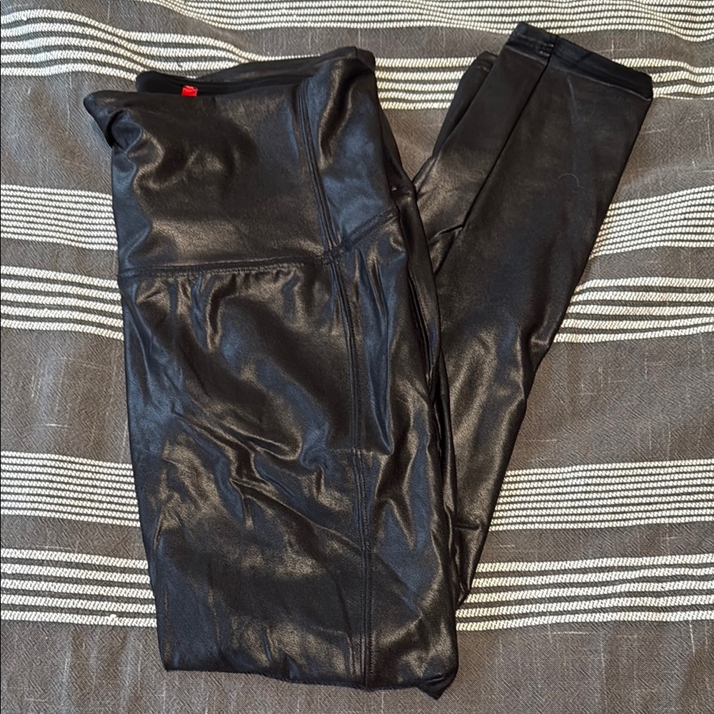 Spanx Faux Leather Leggings
